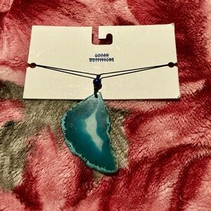 Urban Outfitters Blue Pendant Necklace